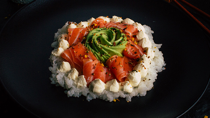 Sushi Salad de Salmón Sushi Salad de Salmón